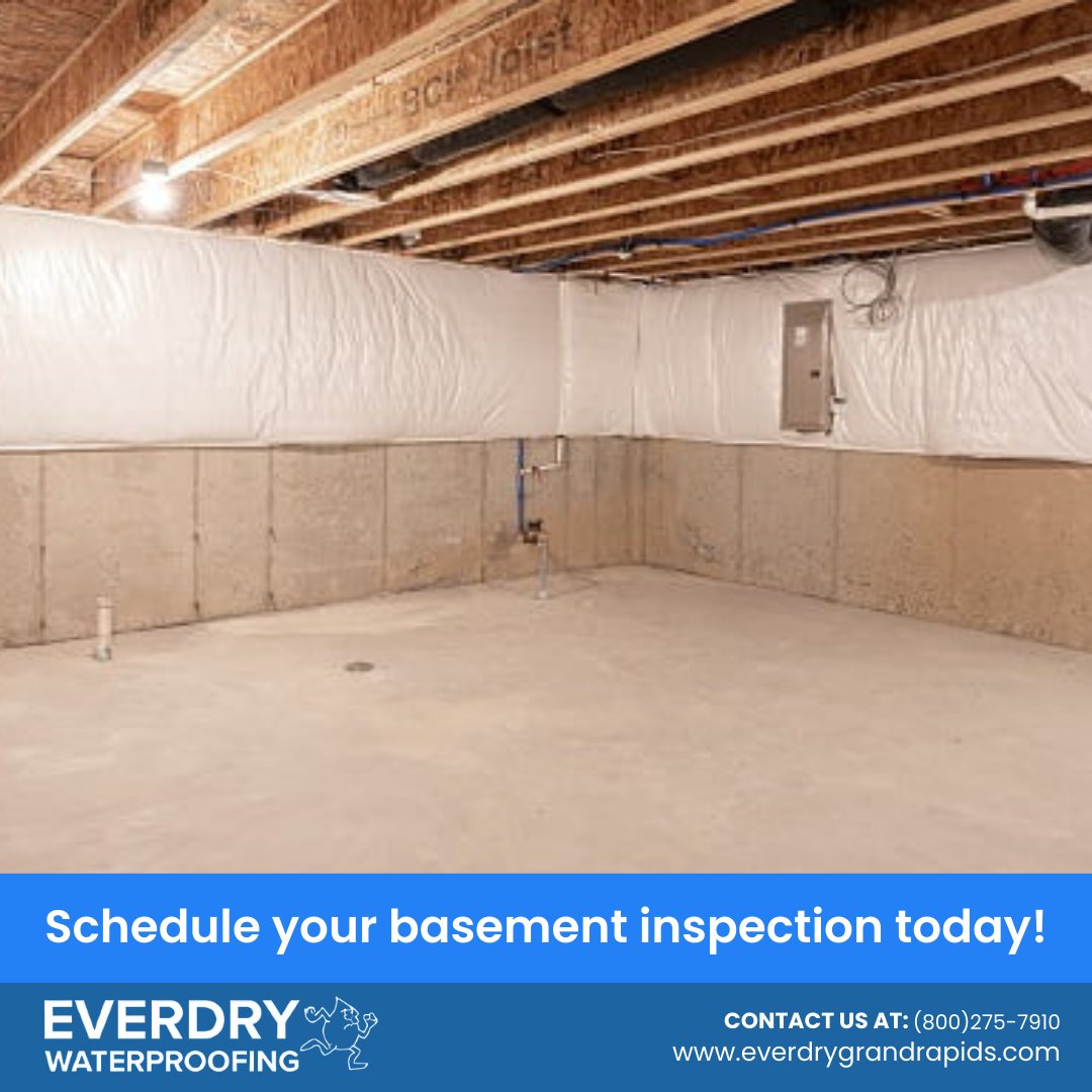 EverdryGGR's tweet photo. Protect your home! Schedule your FREE basement inspection today. Prevent water damage before it starts.

 Learn more here: https://t.co/DvdSIqazRv  

#BasementWaterproofing #HomeSafety #GrandRapidsMI #DryBasement #PreventWaterDamage https://t.co/5VSLb1r8hT