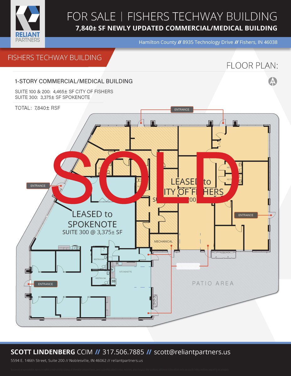 reliantpartners's tweet image. Just closed on #Techway in #Fishers! Such a cool building in a thriving area!

If you’re curious about what options you might have with your current assets, we would love to have a conversation with you about potential opportunities!
