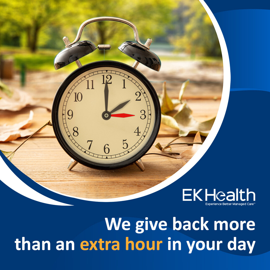 EKHealth's tweet image. 🍂⏰ It’s time to “fall back" on EK Health. Enjoy that extra hour of sleep this weekend OR get more than an hour back by submitting your next referral.  hubs.la/Q02W24Yx0
#FallBack #TimeChange #ExtraHours #Efficiency #EKHealth