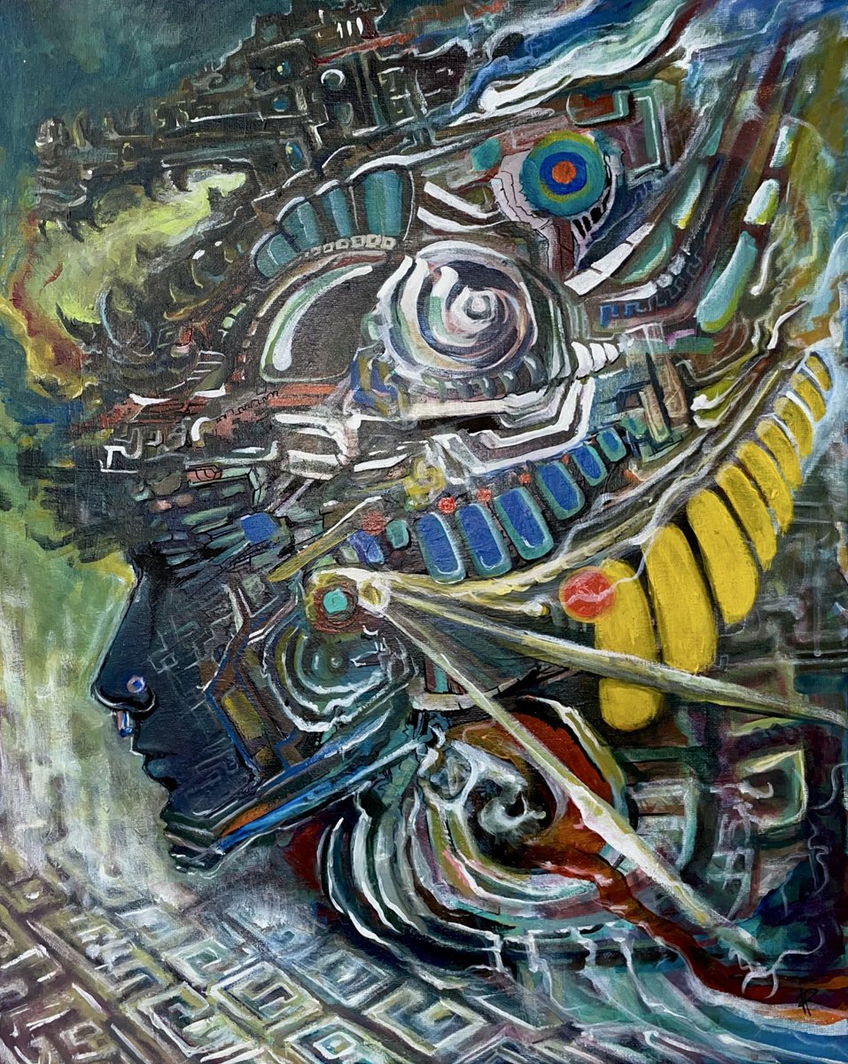 The next few posts are Original paintings (not digital)  That are currently listed for sale in my Shop

theartofchasingfractals.bigcartel.com