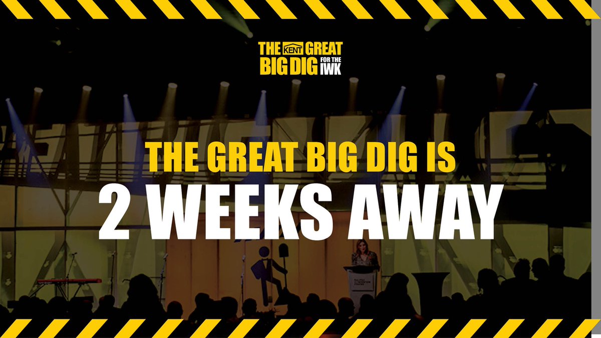 #TheGreatBigDig is only TWO weeks away! See you November 16th 🎉🚧💛

#TheGreatBigDig #IWK #IWKFundraising #Fundraising #NovaScotia #Halifax