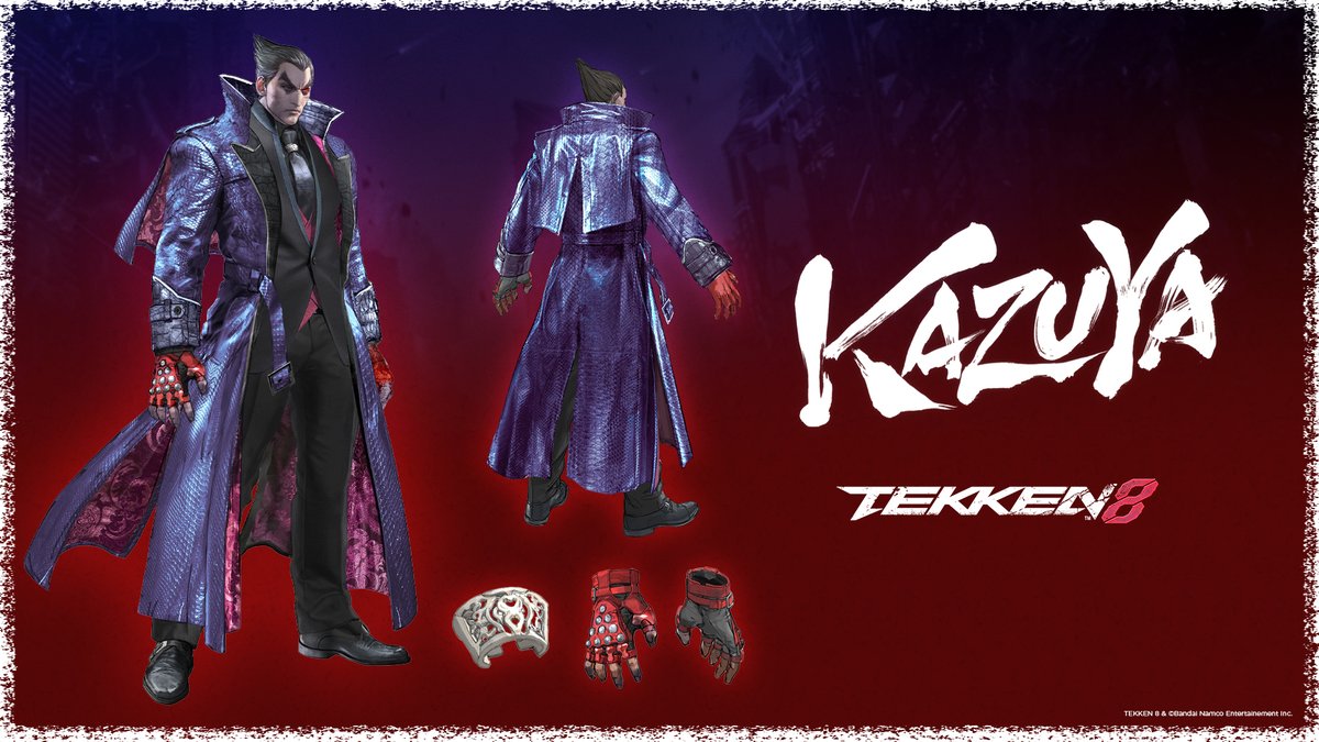 #TEKKEN8 Concept art:
Kazuya Mishima - Cold-Blooded Oppressor