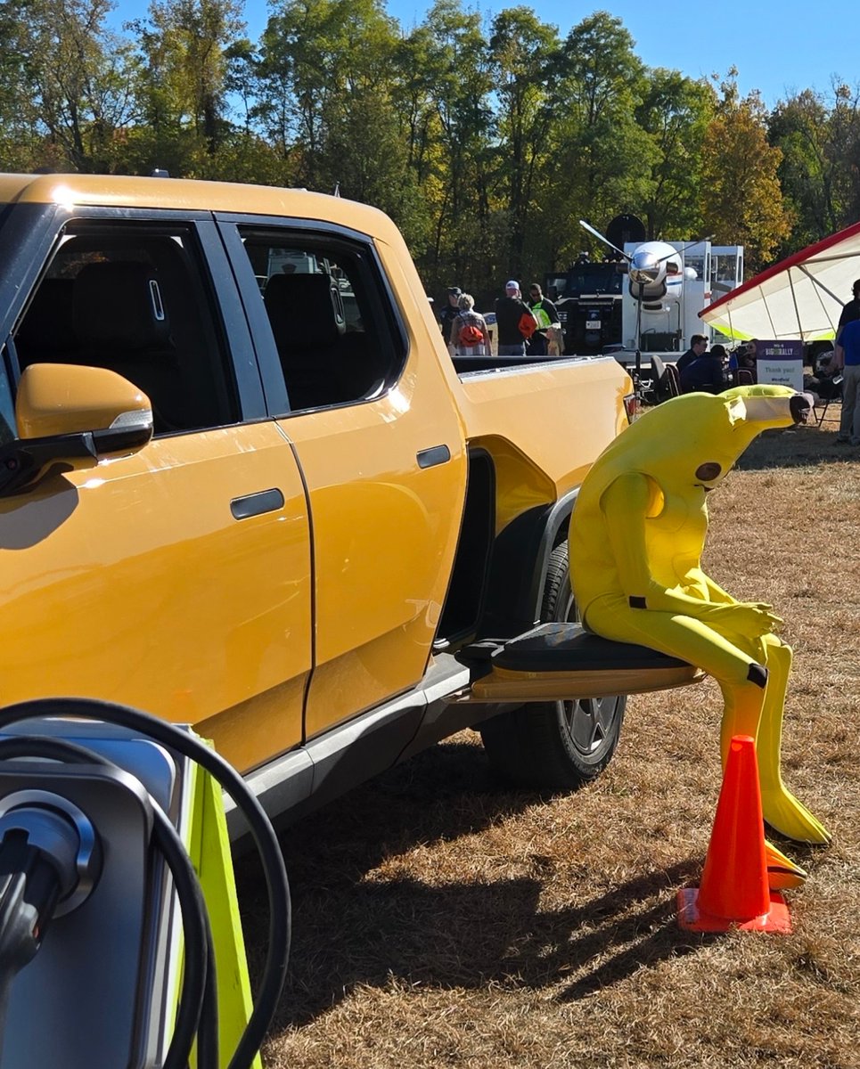 Rivian's tweet photo. Dear Sad Banana,

Don’t cry because Halloween’s over, smile because it happened.

Love, Rivian https://t.co/Eu4UdNj00o