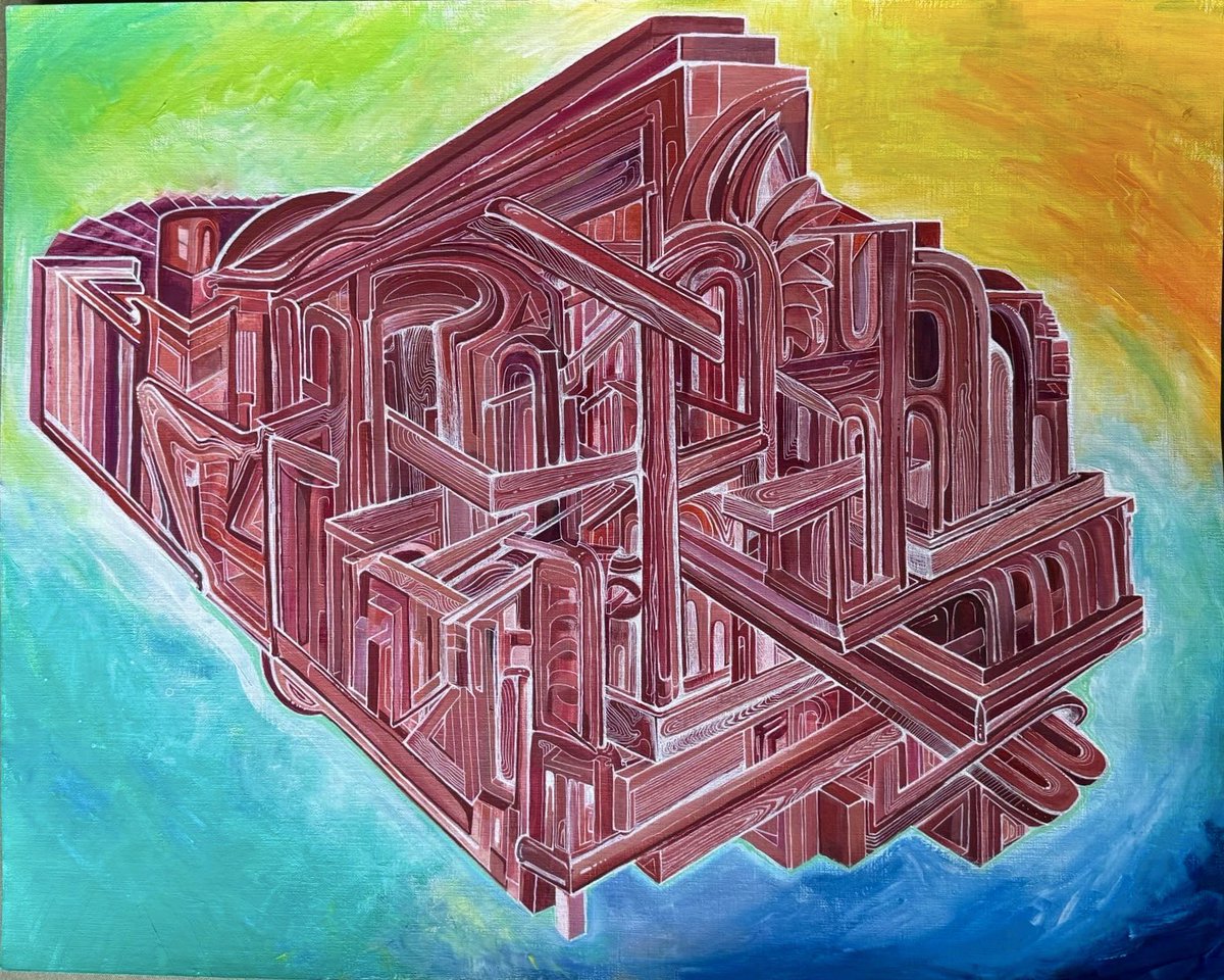 The next few posts are Original paintings (not digital)  That are currently listed for sale in my Shop

theartofchasingfractals.bigcartel.com