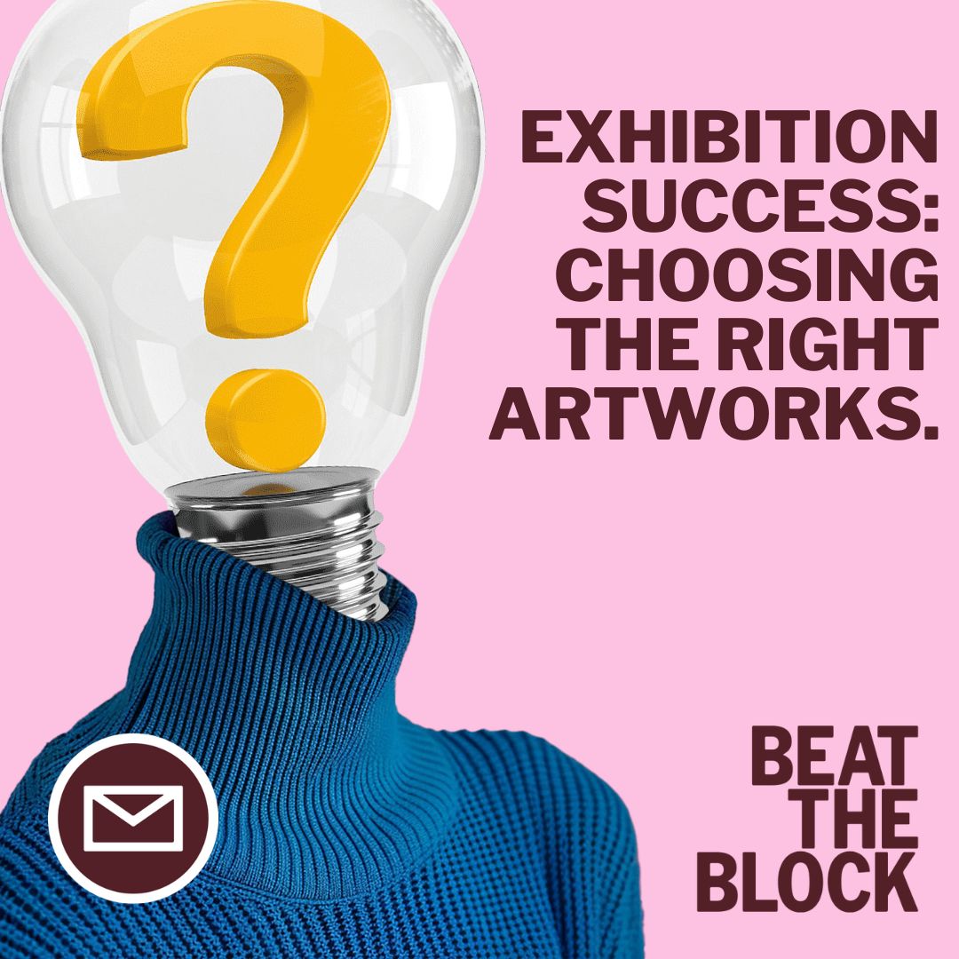 🎨 Want to curate an impactful exhibition? Join the latest Beat the Block newsletter for essential tips on selecting the right artworks! Subscribe now!
✨ 🖇️ tr.ee/nsqG0-oaIL

#ArtExhibition #BeatTheBlock