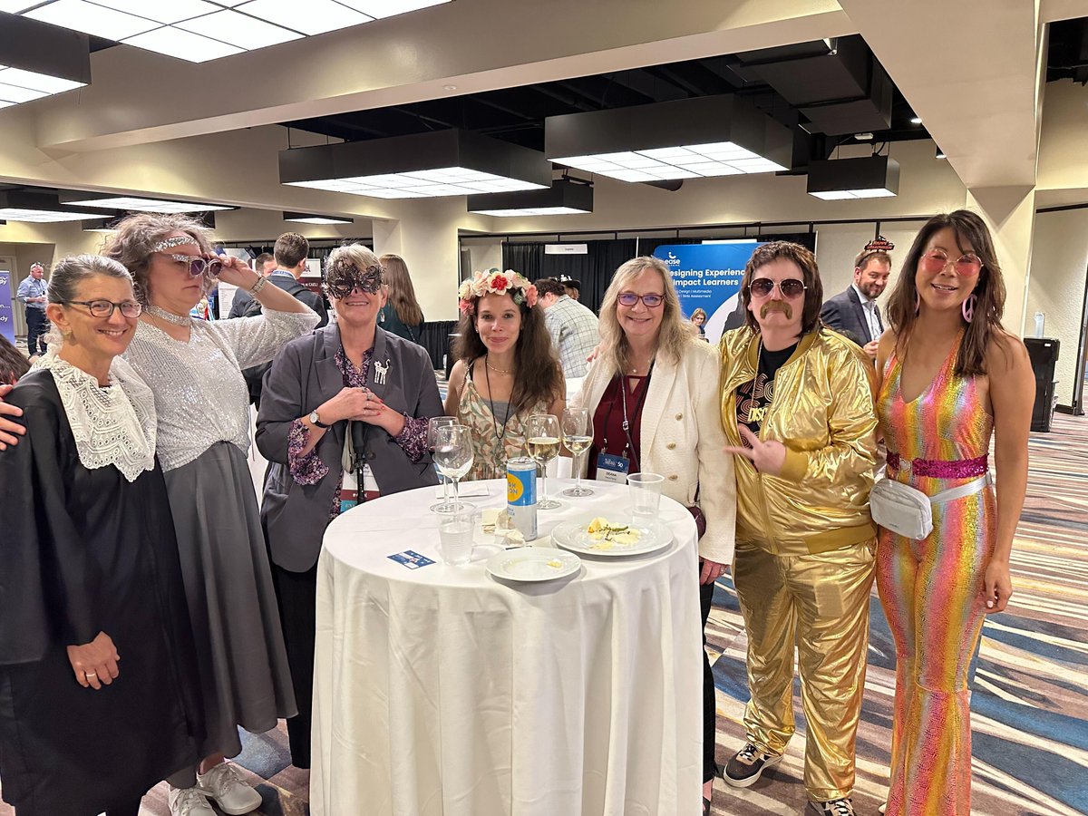 CAELnews's tweet photo. ๐ Our Halloween Happy Hour Reception at the 2024 Annual CAEL Conference was a spooktacular success! Attendees joined us to celebrate CAEL's 50th anniversary with costumes and connections. ๐ป #CaelConf https://t.co/9bxegRS3hw