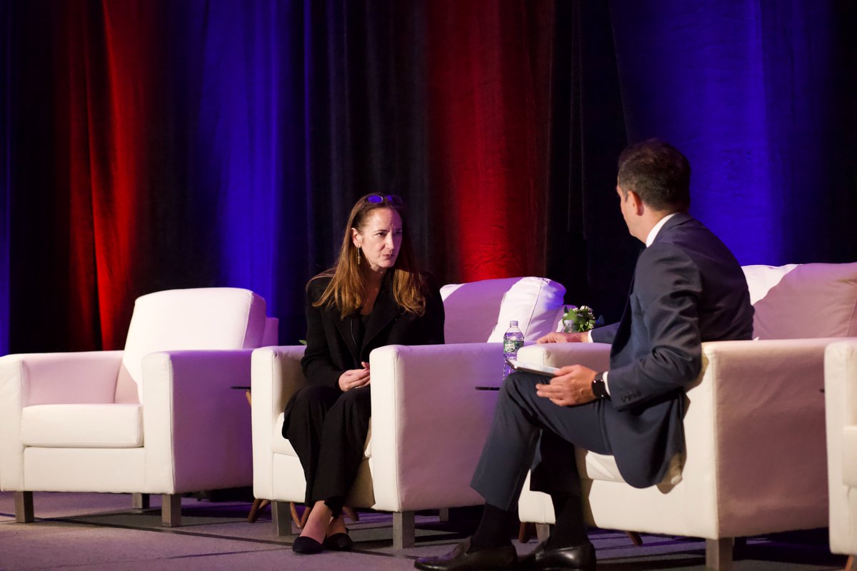 scsp_ai's tweet photo. The Honorable Avril Haines highlights the evolving nature of national security, AI, biotech, and cybersecurity in strategic competition. Public-private partnerships are vital to driving innovation and staying ahead. #CarterExchange https://t.co/xcAJppKO6g