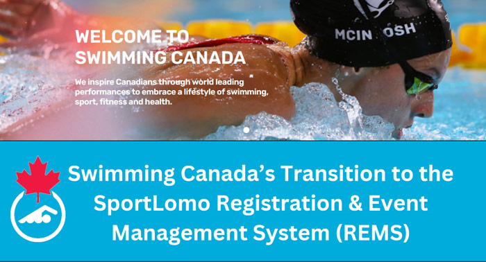 SportLoMo's tweet photo. @SwimmingCanada  transition to SportLoMo Registration system.  The new Registration &amp; Event Management system, supports 450 swim clubs, a vibrant community of 75,000+ competitive swimmers, numerous coaches, officials &amp; volunteers. https://t.co/UmcUZlMmAJ https://t.co/rtjBMONLzP