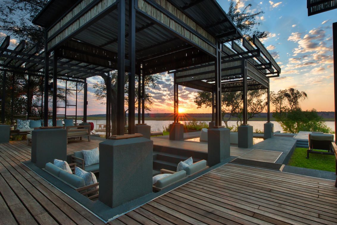 A new adventure this month takes us to unusual #African destinations. Chobe Water Villas is an exclusive, intimate Lodge in #Namibia at the eastern tip of the Caprivi Strip overlooking Chobe National Park, at the borders of 4 countries #Botswana buff.ly/3YGBrwA #Q2Travel