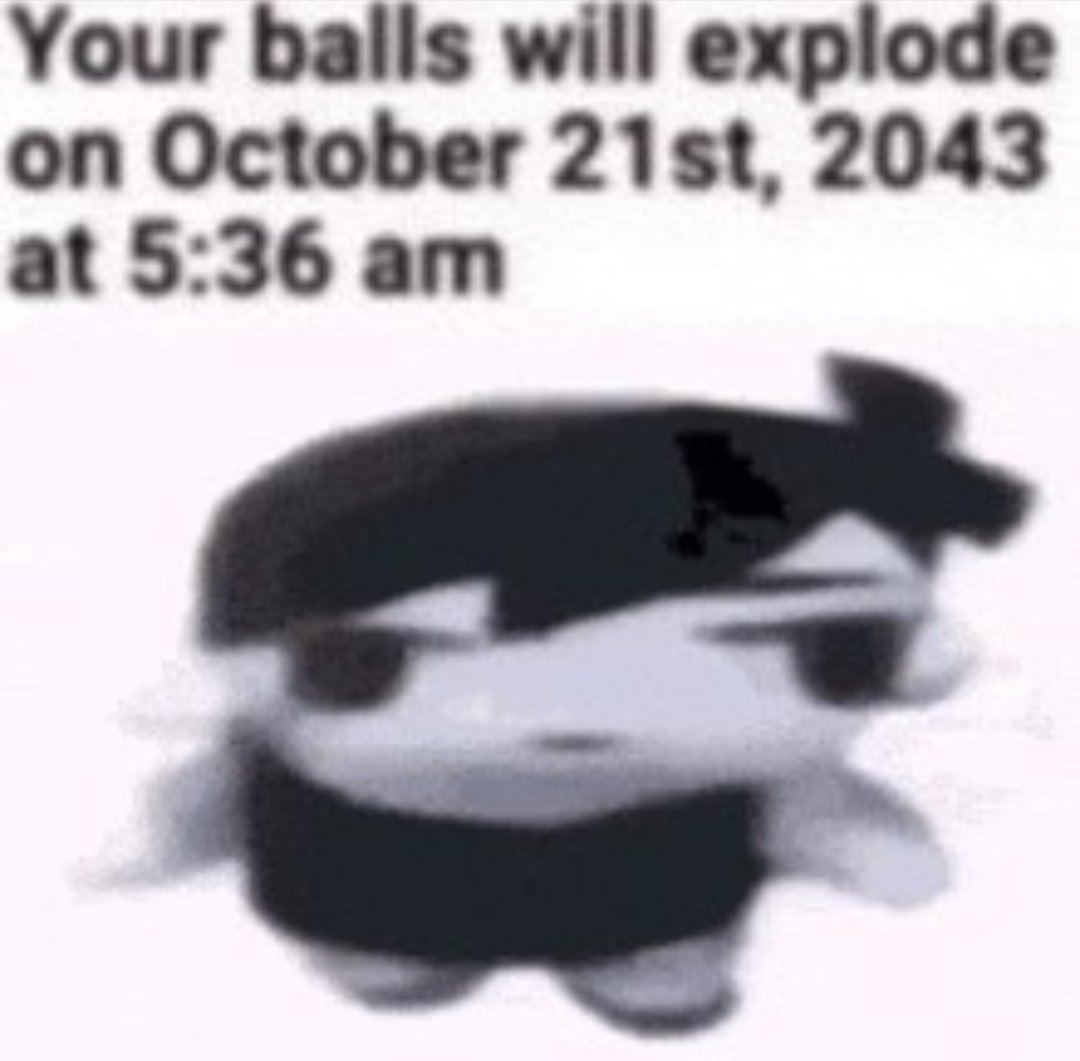 LimboKeyFacts's tweet image. Pink Limbo Key's balls will explode on October 21st, 2043 at 5:36 AM