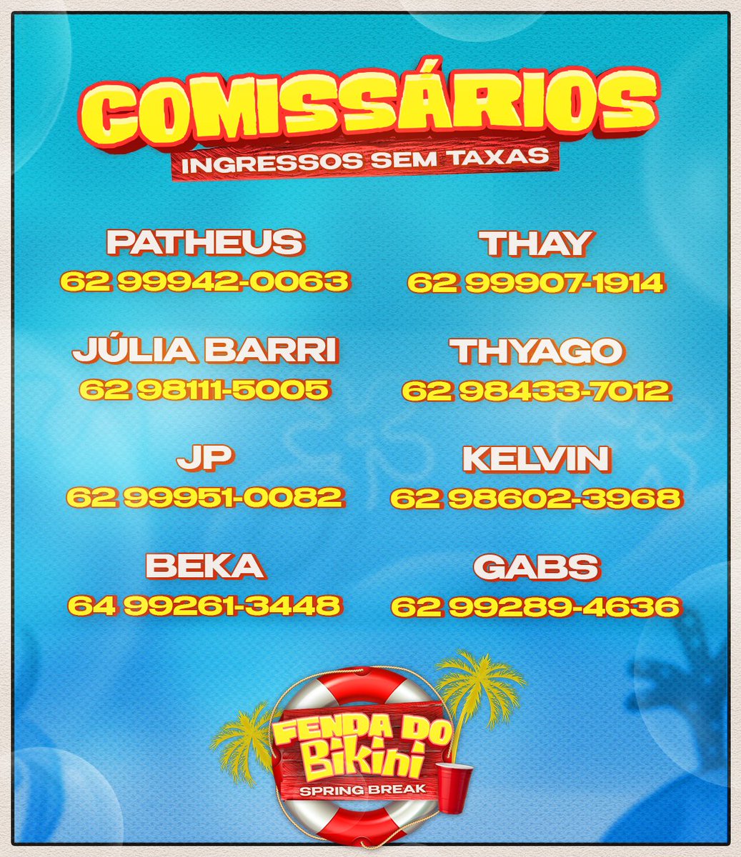 Atenção, tripulação! Já podem marcar o “X” no mapa do tesouro 🌟🗺️

O local da melhor sunset da UFG foi definido 🤩

A Fenda do Bikini 👙🫧 vai acontecer na chácara SOL NASCENTE, lugar que guarda as histórias mais incríveis! Só quem viveu sabe… 🤭💭