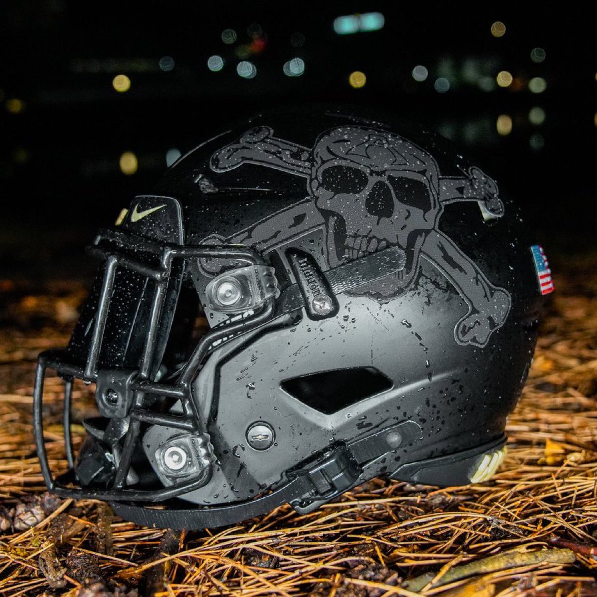 Army’s helmets for this week are TOUGH ☠️