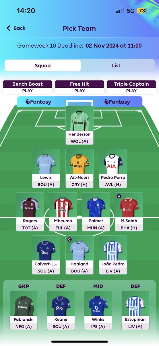 FPLSHOOTER's tweet photo. @BradMayorFPL Who would you bench here mate? https://t.co/gG4Q5Gkgxb