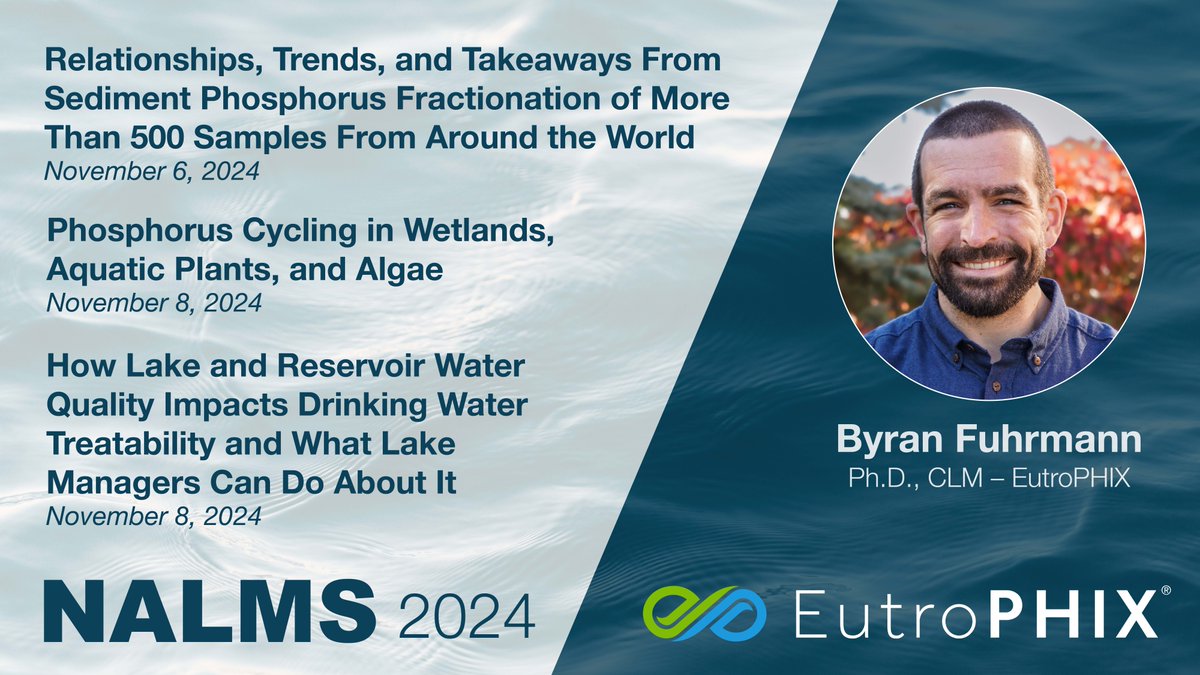 Join Dr. Byran Fuhrmann at #NALMS2024. He'll be presenting on November 6th and 8th. 

Don't miss out!