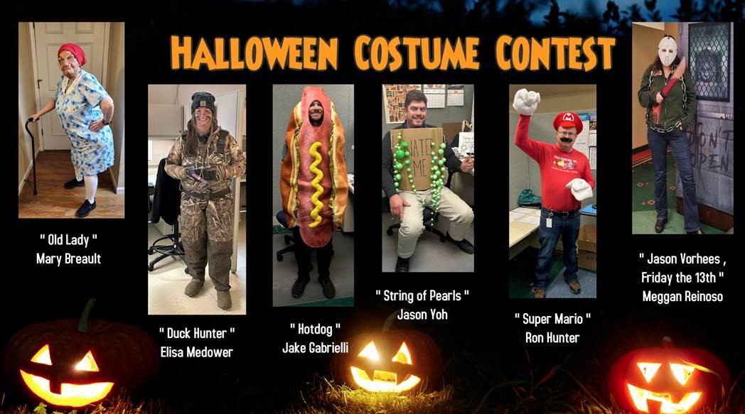 DailyPrinting's tweet photo. Take a look at our great costume contest yesterday 🎃👻! Thanks to everyone who participated. 

Our winner was the Legendary Super Mario 🍄. Who went home with his new Weber Grill 🥳. https://t.co/31eeoJSea7