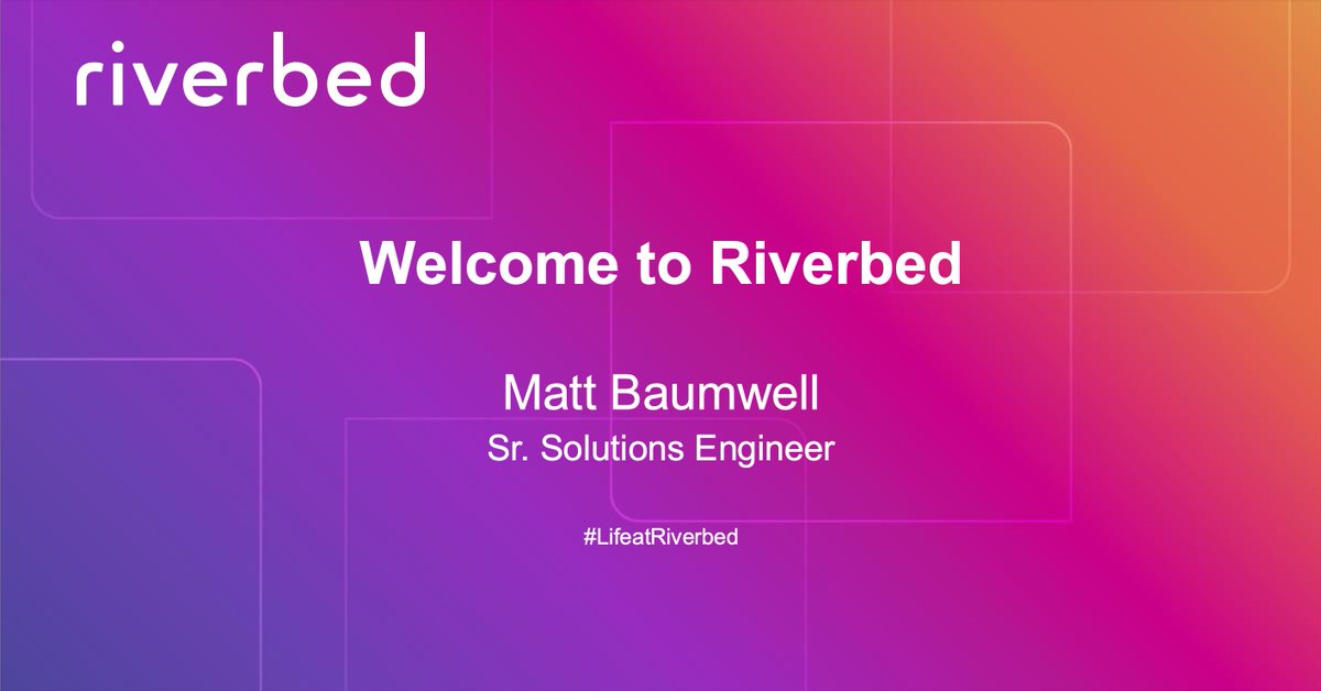 Life At Riverbed tweet media
