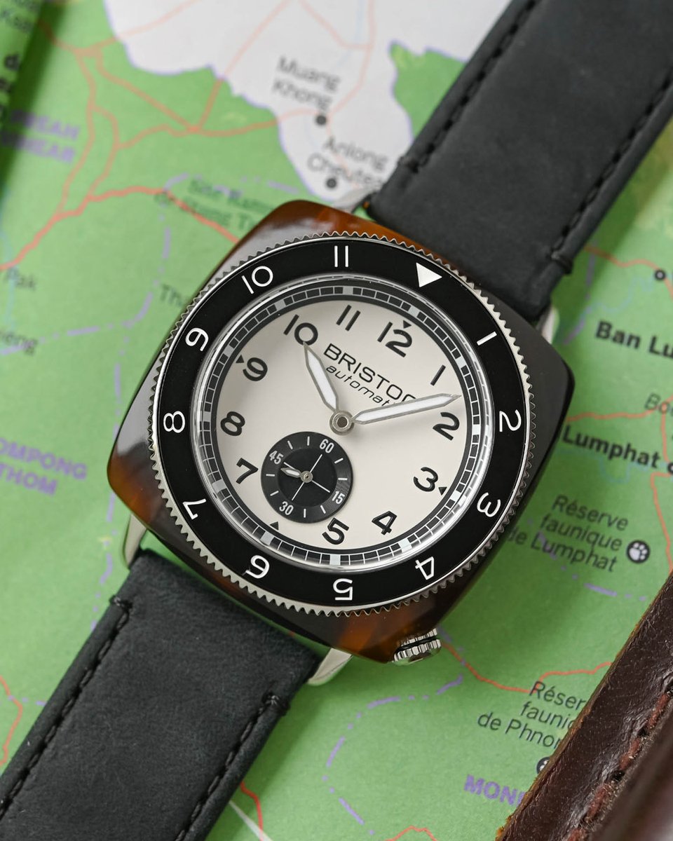 French indie brand <a href="/BRISTONwatches/">Briston Watches</a> has unveiled two new Clubmaster Legend models with a lot of retro-styled charm and unique cushion-shaped acetate cases.

Check these French duo in our latest article:
monochrome-watches.com/briston-clubma…