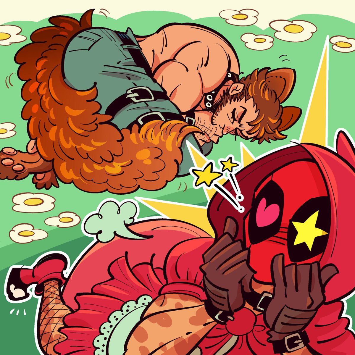 遅刻ハロウィン
D 디씨의 붉은 즈킨 늑대 poolverine 재료를 빌렸습니다! 멋진 그림을 항상 감사합니다 💘