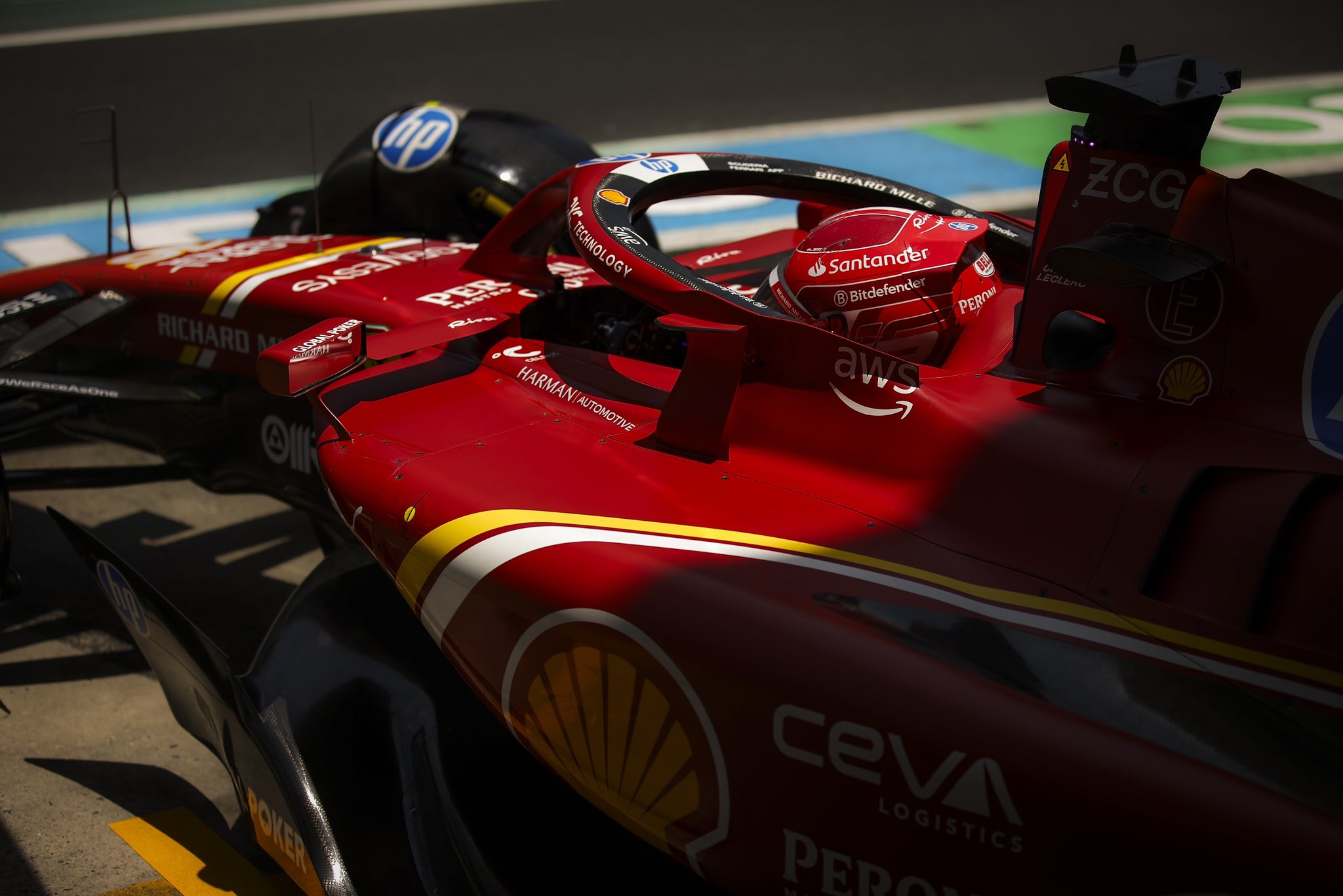 Charles Leclerc in Brazil GP