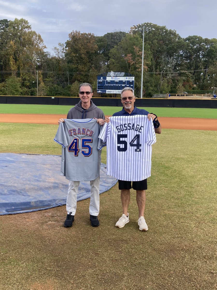 bobszy's tweet photo. The coming together of @Mets & @Yankees fans to support @udacf. These autographed jerseys will be up for auction at the sold out UDACF Gala. @JeffSchaefer2 and his group are doing great work -- check them out! (https://t.co/CTrJ3o1xME) #GooseGossage #JohnFranco https://t.co/BGrevnMBSJ