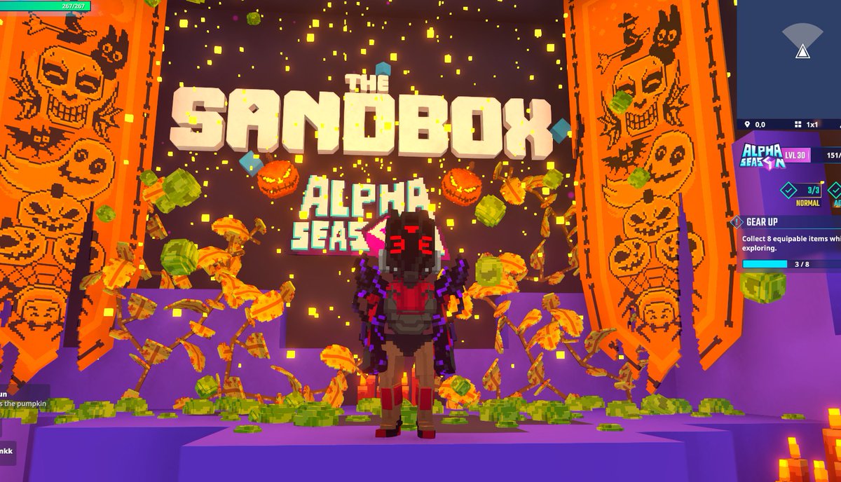 BinkyBoosky's tweet photo. 🎃👻 Rocking my spookiest look at the HUB photobooth in @TheSandboxGame. Come join, and get ghoulish! https://t.co/rsgu7wHRDR #TheSandbox #AlphaSeason4 #AS4SocialChallenge https://t.co/jxv6gstB5E