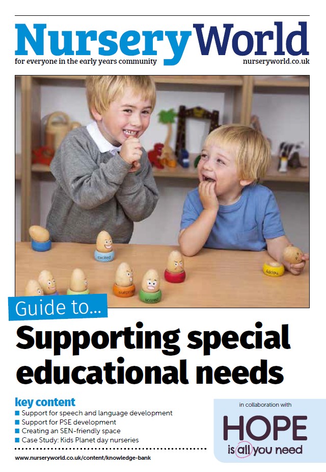 Nursery World (@nurseryworld) on Twitter photo 📣<a href="/NurseryWorld/">Nursery World</a> and <a href="/HopeEducationUK/">Hope Education</a> have published a #free guide all about SEN👇
Read more about:
👉Support for speech & language, & PSE development
👉Creating SEN-friendly spaces
👉Expert tips
👉Case Study
nurseryworld.co.uk/content/news/s… 📣<a href="/NurseryWorld/">Nursery World</a> and <a href="/HopeEducationUK/">Hope Education</a> have published a #free guide all about SEN👇
Read more about:
👉Support for speech & language, & PSE development
👉Creating SEN-friendly spaces
👉Expert tips
👉Case Study
nurseryworld.co.uk/content/news/s…