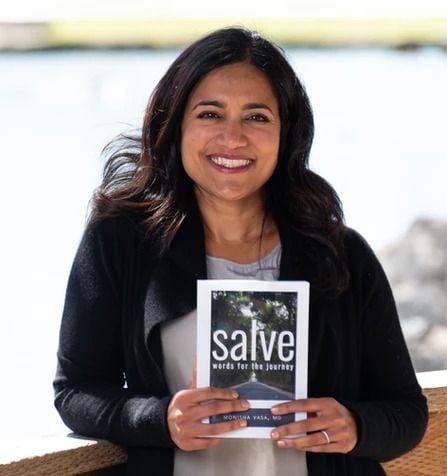 <a href="/Aleena_Paul/">Aleena Paul, MD, MBA, MSEd</a> <a href="/InTrainingDoc/">in-Training</a> <a href="/inHouseMag/">in-House</a> <a href="/MosaicinMed/">Mosaic in Medicine</a> <a href="/InterveneStream/">Intervene Upstream</a> <a href="/GoldFdtn/">Gold Foundation</a> @riagpal Our fourth book by psychiatrist Dr. <a href="/MonishaVasa/">Monisha Vasa</a> uses poetry, prose and journaling prompts to walk readers through a journey of mindfulness, healing, and self-care. #medhum buff.ly/4ecFghI