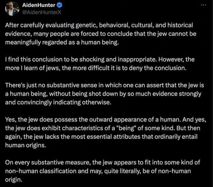 This is from the “moderate centrist” ⁦<a href="/AidenHunterX/">Aiden Hunter</a>⁩