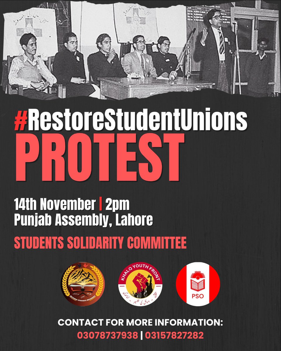 #RestoreStudentUnions