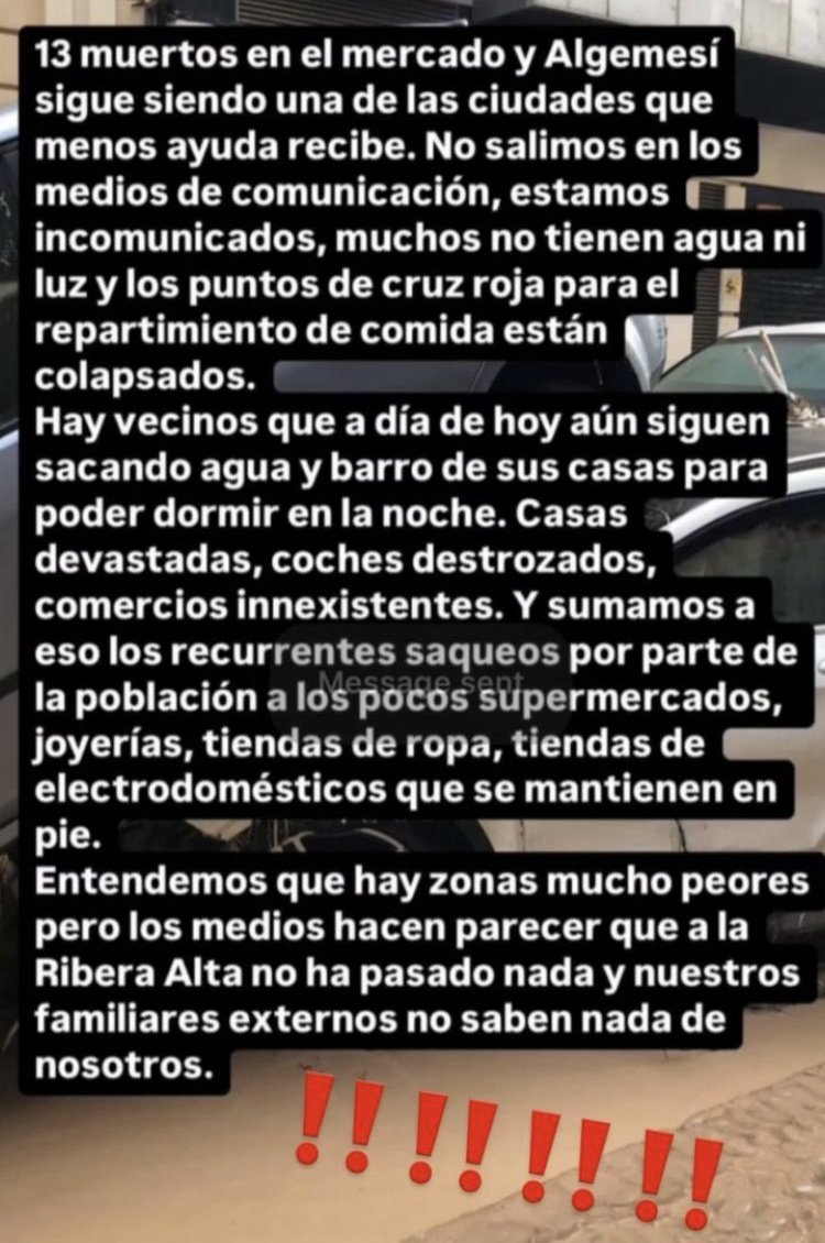 FerElTomatxAzul's tweet photo. 🚨🚨🚨 En ALGEMESÍ necesitan ayuda, quien pueda ir que lo haga por favor https://t.co/5yovIvYM5e