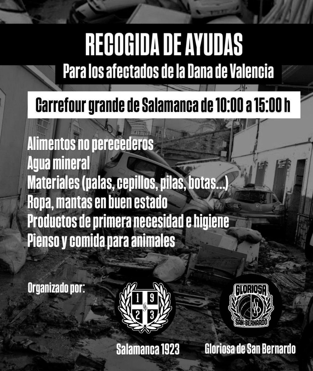 Mañana, a partir de las 10:00.

Toda ayuda es bien recibida,
¡El pueblo salva al pueblo!