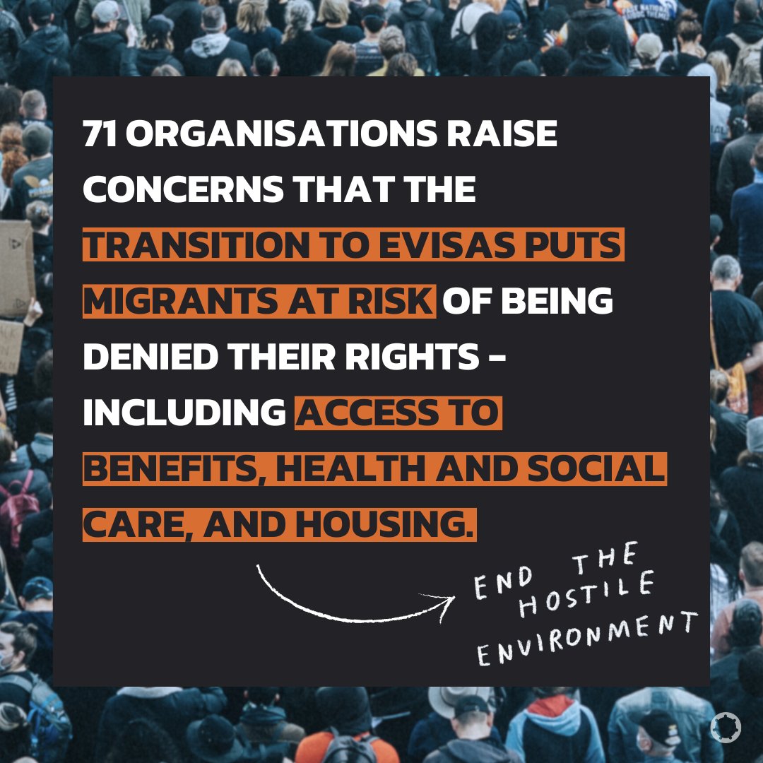 With @wearethe3million + others, we wrote to the government urging action to ensure the eVisa transition will not impact migrants’ access to essential services.

Read the letter and briefing here:
migrantsorganise.org/evisa-governme…