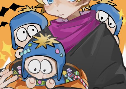 来晚了  让我复活一下☝️
顺便万圣节快乐🎃✨
#SouthPark #sptweek #spcraig #spcreek