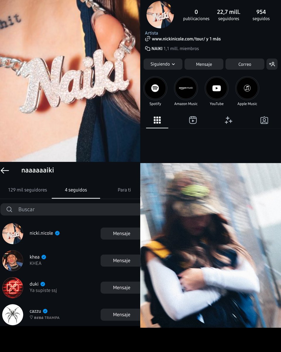 🇦🇷 • Nicki Nicole hace cambios en su cuenta de Instagram
