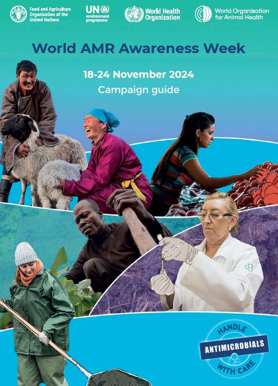 Get involved in World #AMR Awareness Week #WAAW 2024 and explore the campaign guide put together by the Quadripartite Organizations <a href="/who/">World Health Organization (WHO)</a> <a href="/FAOLivestock/">FAO Livestock</a> <a href="/UNEP/">UN Environment Programme</a> <a href="/WOAH/">World Organisation for Animal Health</a> t.ly/dPHke#ActOnAMR