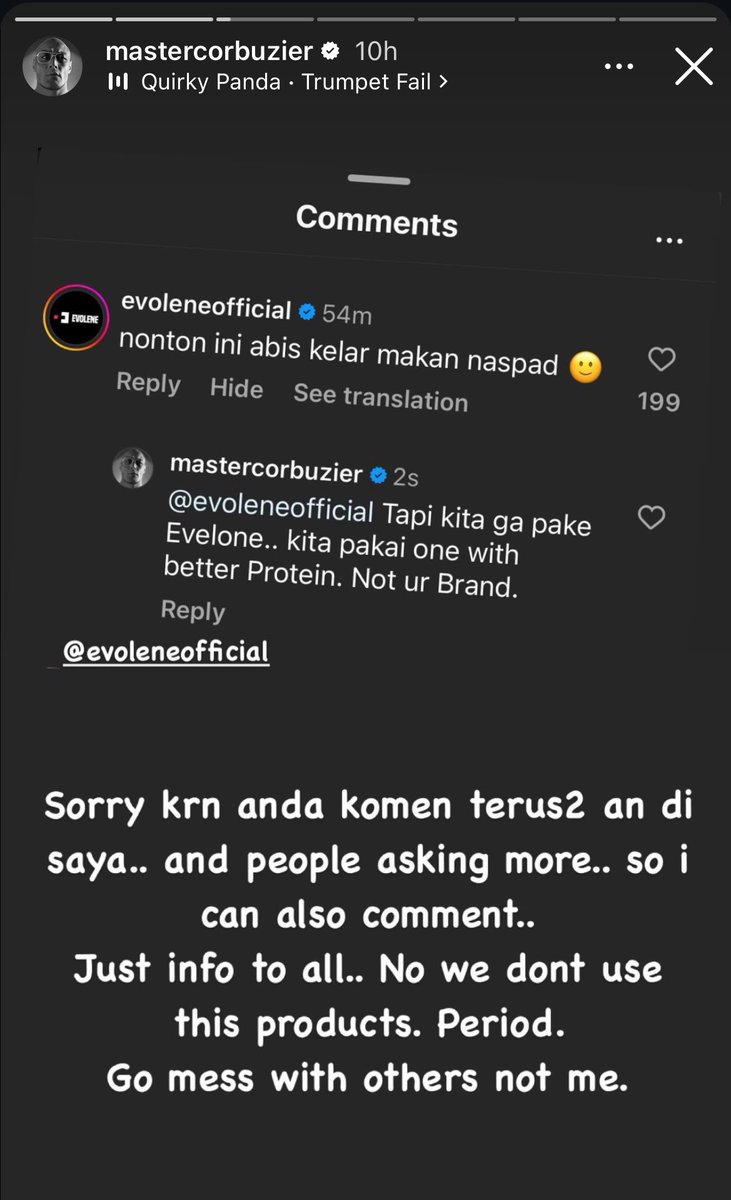 txtfrombrand's tweet photo. Evolene disemprot Deddy Corbuzier 🤣 https://t.co/6rOeY0NoAc