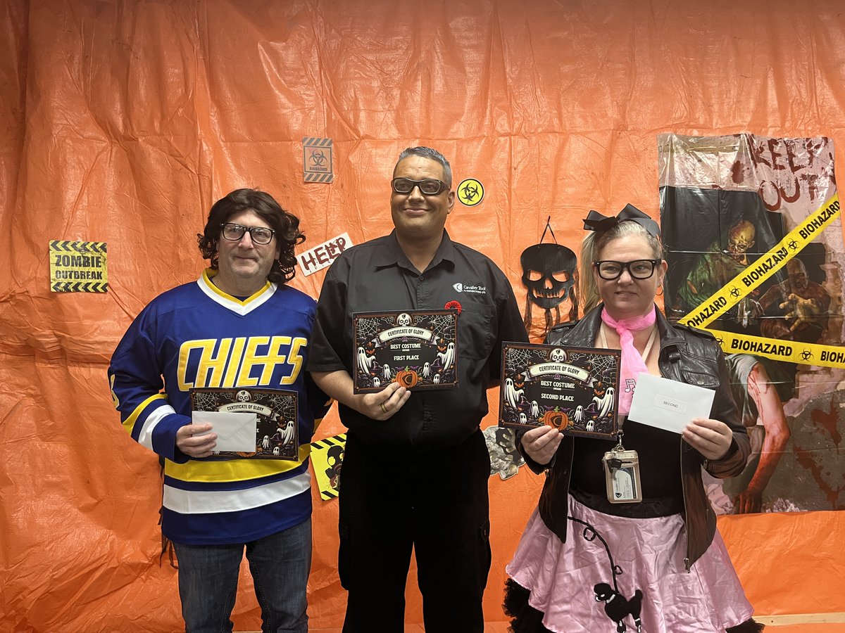 CavalierTool's tweet image. 🎃👻 Halloween Townhall Highlights! 👻🎃

Today’s Townhall brought our team together for a great mix of updates from management, a truly riveting costume contest (shoutout to the Winner Doug Two!), and some BBQ Smokies to kick off the afternoon.

#CavalierArmy #Halloween