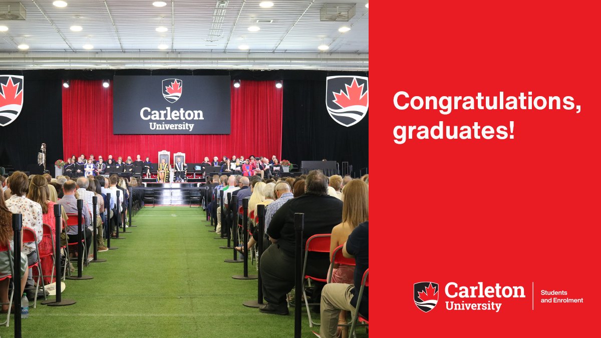 MyCarletonU's tweet photo. Congratulations to our #CarletonGrads2024! Today you will cross the Convocation stage and close your Carleton chapter. Congratulations on this accomplishment – we’re #CUProud of your success. https://t.co/tLtAjviLxw https://t.co/bPmJMmVfXW