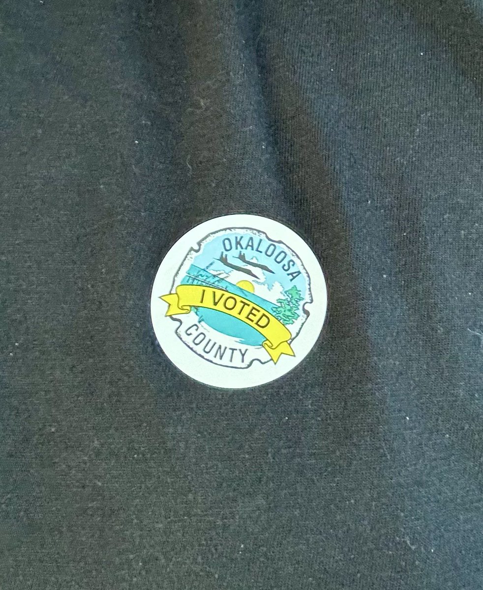 Voted early this morning. We have fun stickers.