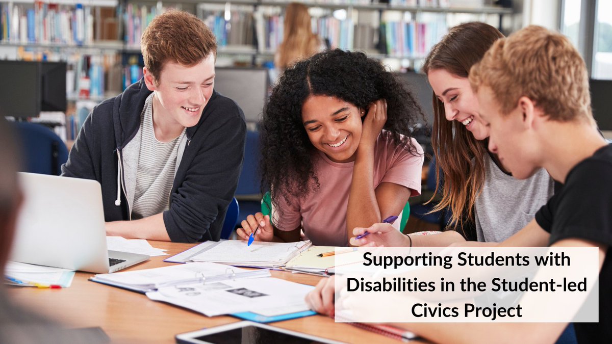 DKPHarvard's tweet image. 🗓️Join us Monday Nov 4th from 7-8:30 pm ET for a PD session on supporting students with disabilities in civics projects! Developed with/led by teachers.
MA public school educators register here: bit.ly/3NukH5r
All other US educators register here: bit.ly/3UbXEA9
