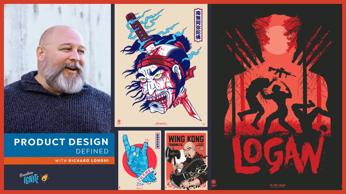 Product Design Defined with Richard Longhi
creativesignite.com/product-design…

This week we continue with the product design series this week, yep a second episode this week with another amazing illustrator who has been designing products on the side while he works his 9 to 5 design job.