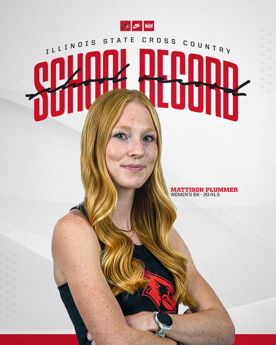 Making her mark on Redbird history ❤️

Matti recorded the fastest time in Illinois State history with a mark of 20:41.5!