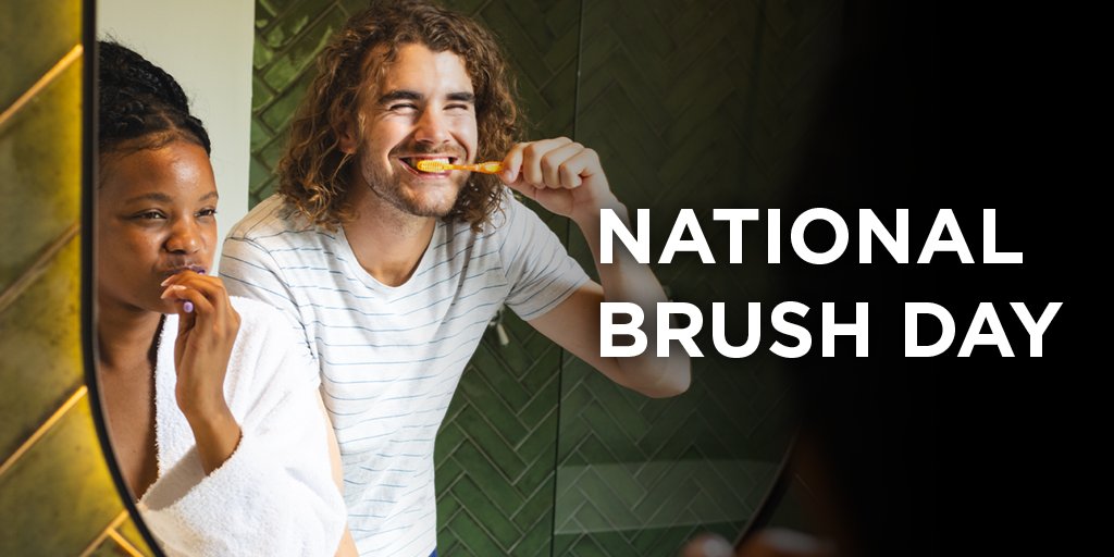 It's National Brush Day! 

After indulging in all those Halloween treats, remember to brush twice a day and floss once for a healthy, bright smile. 

#NationalBrushDay #OralHealth #HealthyHabits