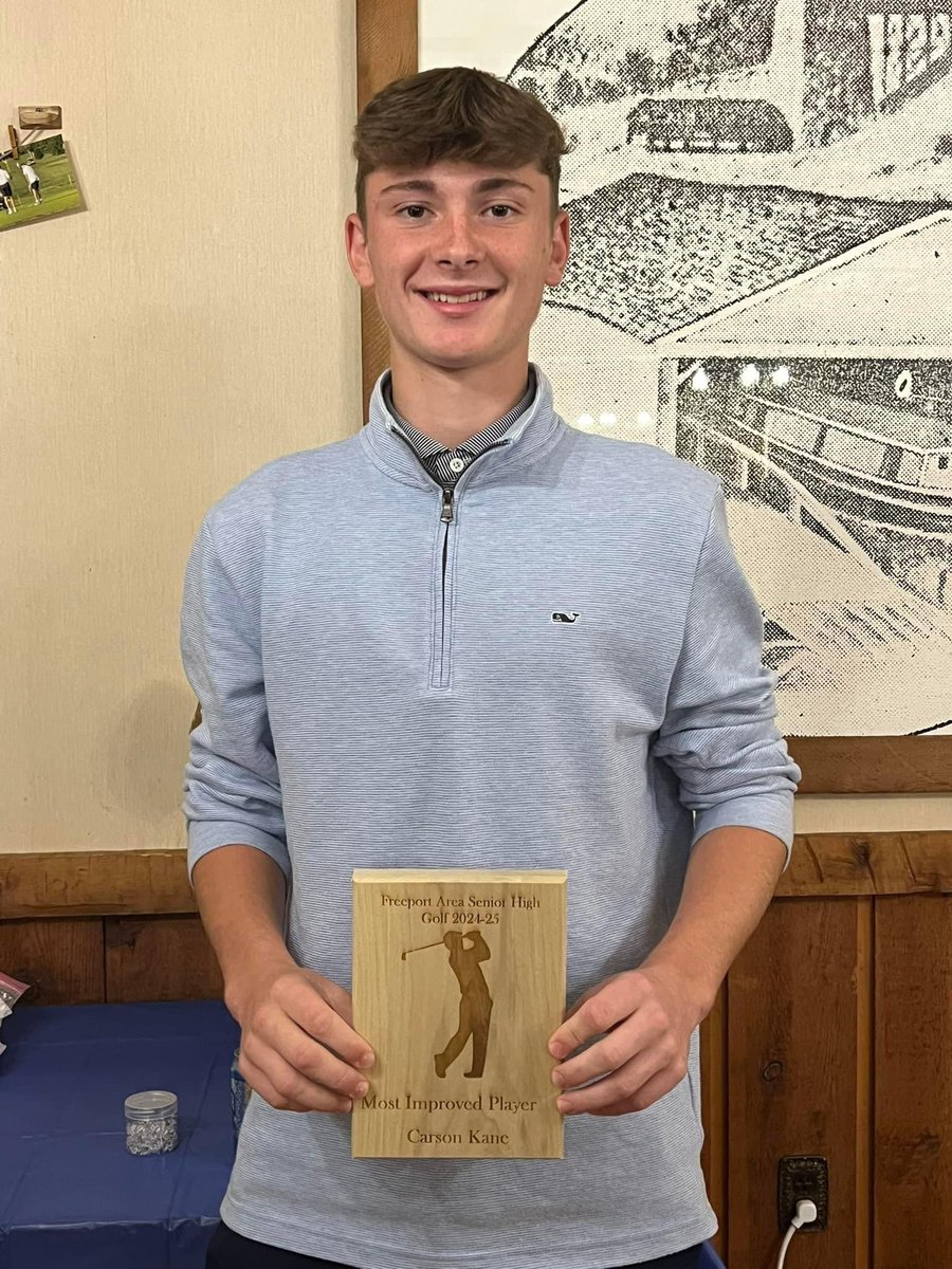 Freeport Golf (@freeportgolf) on Twitter photo Golf Banquet Award Winners
Outstanding Leadership:
Stephen Evans &
Cameron Zigo
Best Scoring Average:
Ethan Crooks
Most Improved Player:
Carson Kane
<a href="/FASD_Athletics/">Freeport Athletics</a> Golf Banquet Award Winners
Outstanding Leadership:
Stephen Evans &
Cameron Zigo
Best Scoring Average:
Ethan Crooks
Most Improved Player:
Carson Kane
<a href="/FASD_Athletics/">Freeport Athletics</a>