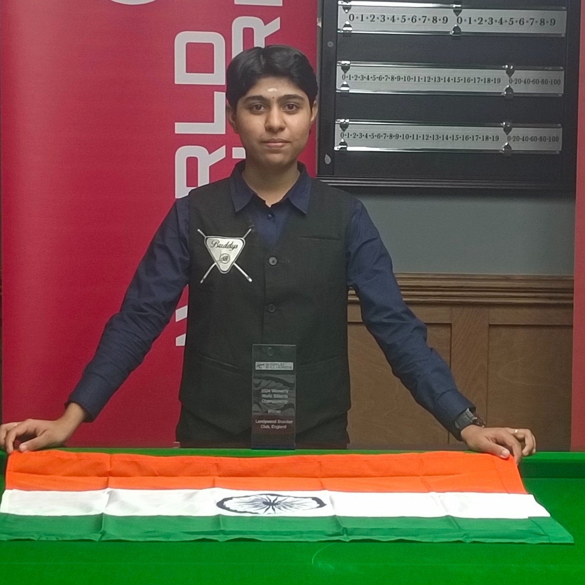 Will bring  more #Gold for #India 

World Women Billiards Championship 2024 - Winner
