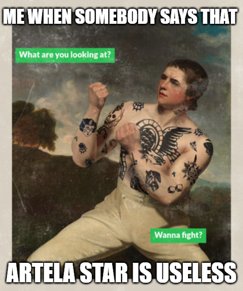 BitKigas's tweet photo. GM++
You know already what's coming by those "++", and you're absolutely right! It's #ArtelaNetwork MEMEEEEEEEEEEEZZZZZ, love to make them becausae #Artela gives us many reasons to make some memes, from #CapilaNFT to those Parallels techy things that most of web3 don't understand https://t.co/XezQm2jeSM