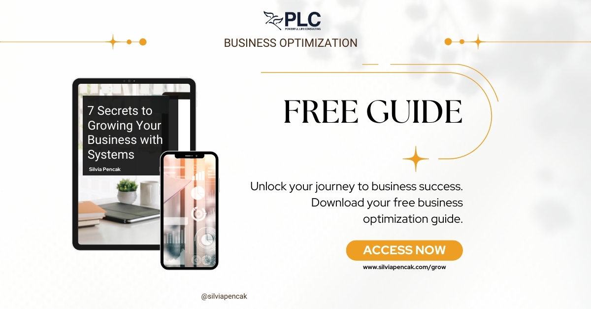 SilviaPencak's tweet image. 🚀 Ready to revolutionize your business? Our newly launched guide, 7 Secrets to Growing Your Business with Systems, is available now! silviapencak.com/grow?utm_campa… #FreeBusinessGuide