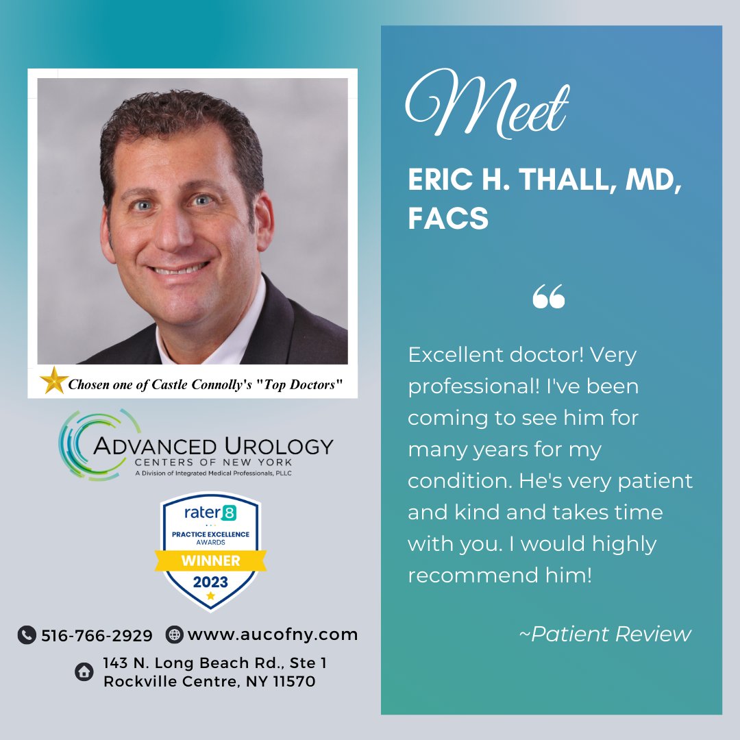 Learn about Dr. Eric Thall by visiting our website at aucofny.com/eric-h-thall-m…
#meettheteam #urologist #aucny