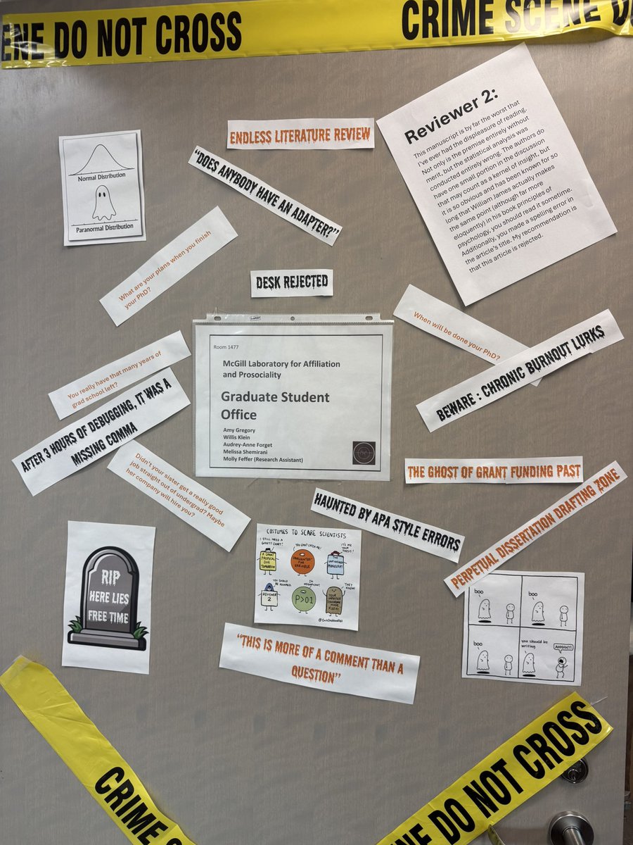 Happy Halloween from the Bartz Lab!👻

Enjoy some spooky academia humour 
🧡🎃#AcademicTwitter #PhDLife #PeerReview