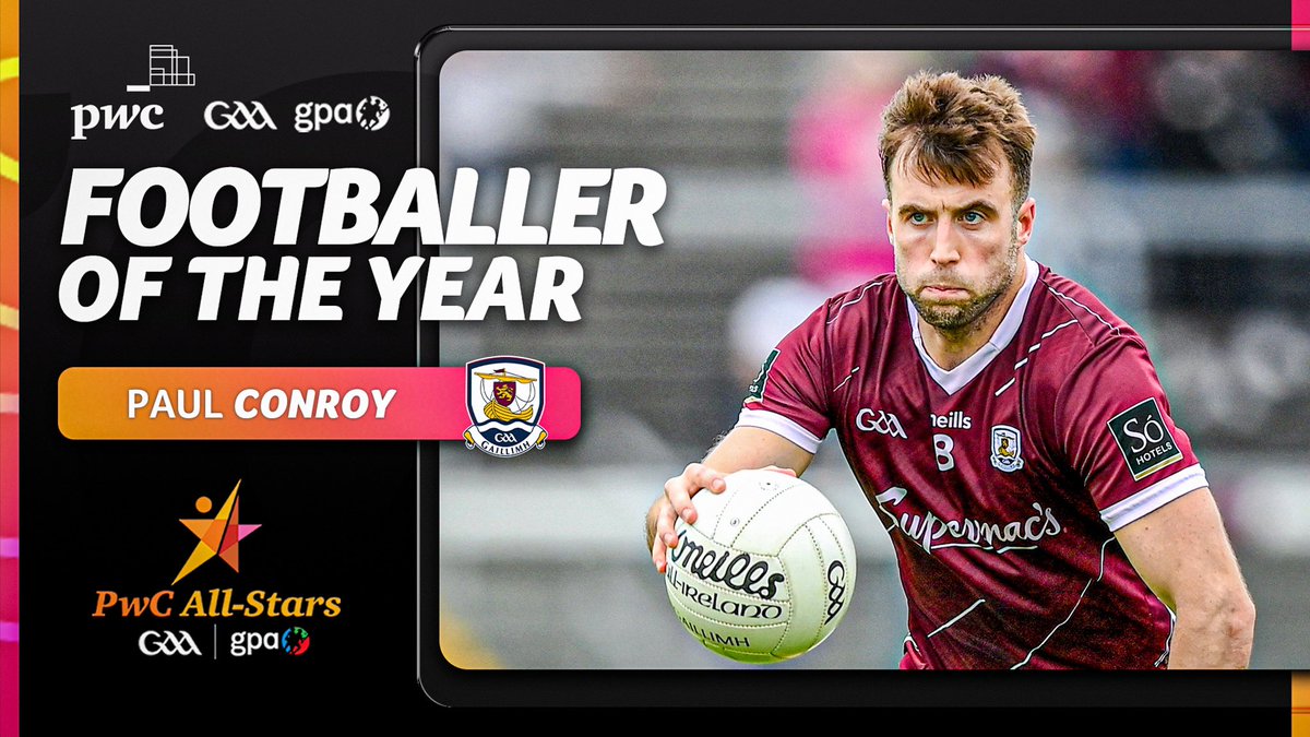 The crown fits 👑

Comhghairdeas le Paul Conroy GAA GPA Peileadòir na Bliana 2024 👏